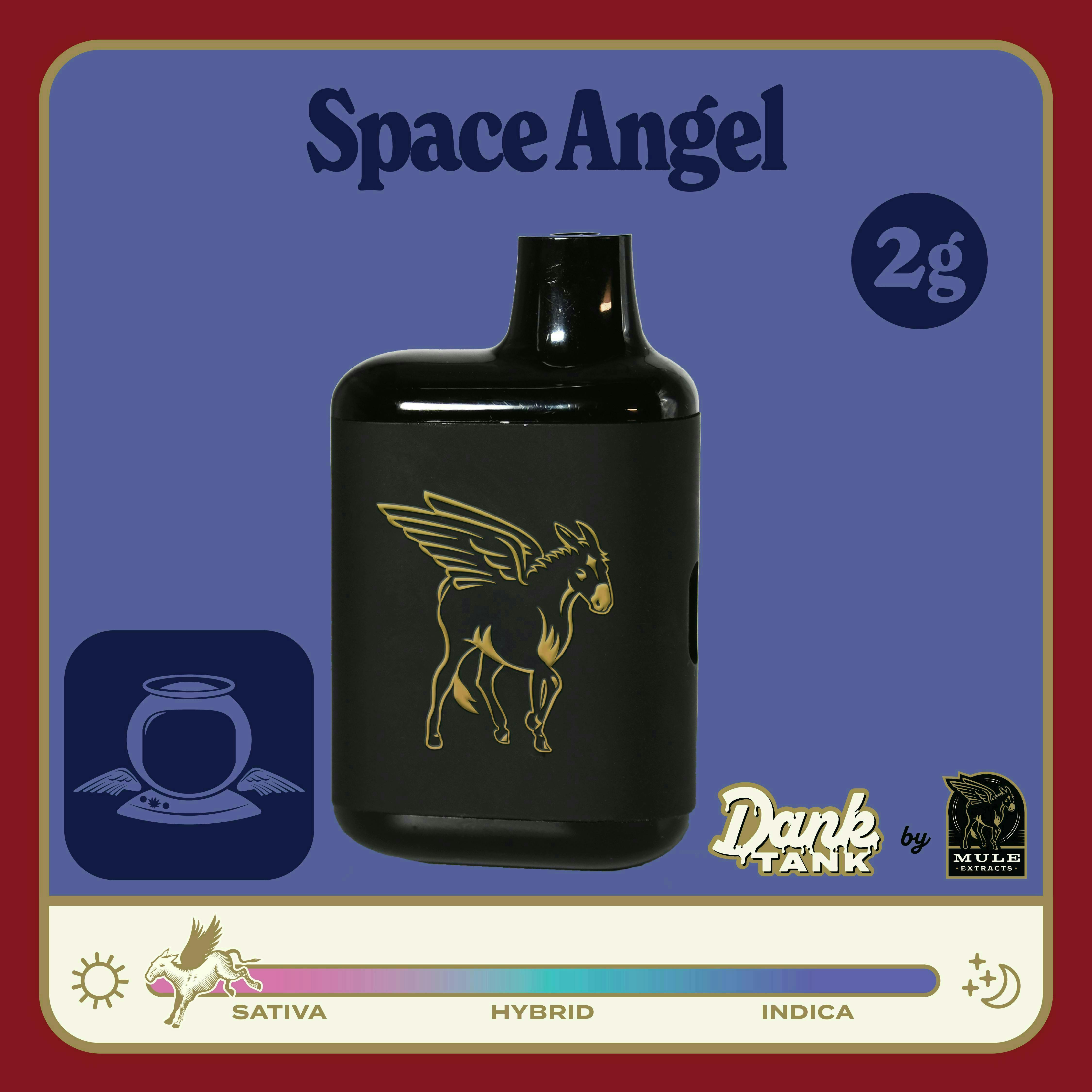 Mule Extracts - Mule Extracts | Space Angel | Dank Tank LR Disposable | 2g - 1