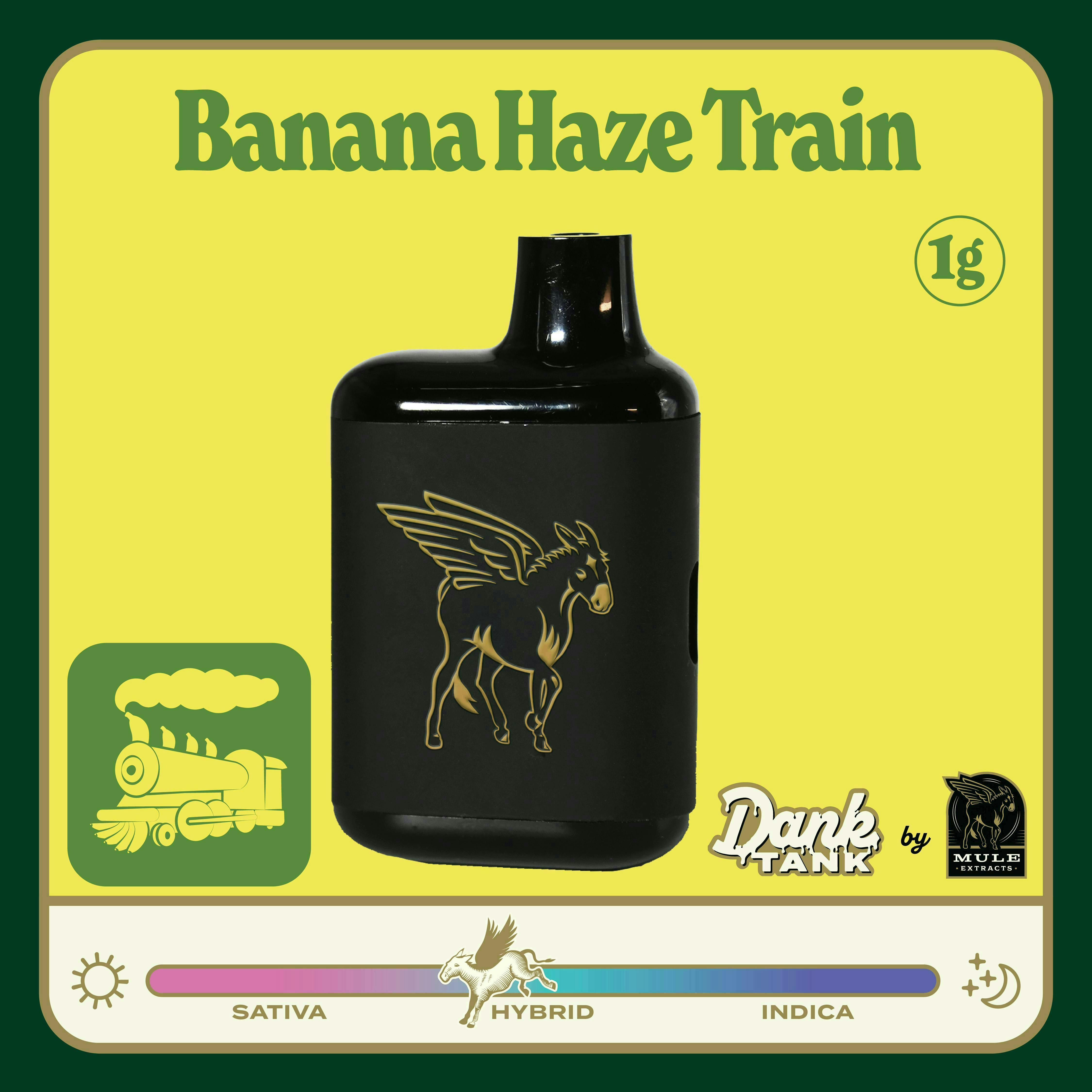 Mule Extracts - Mule Extracts | Banana Haze Train | Dank Tank LR Disposable | 1g - 1