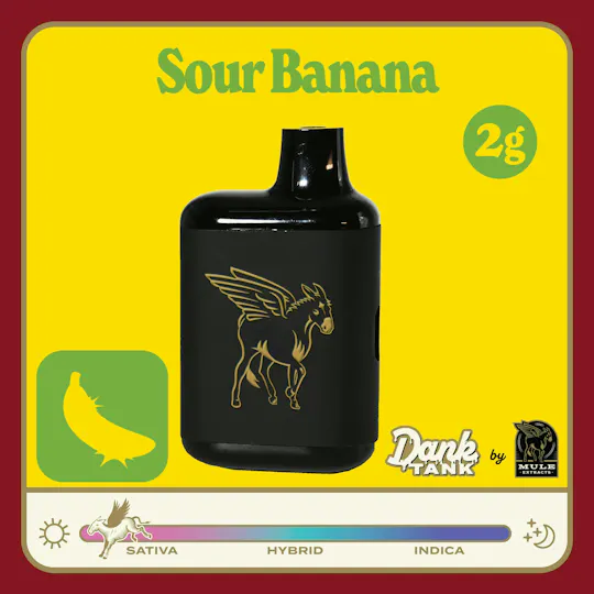 Mule Extracts - Mule Extracts | Sour Banana | Dank Tank LR Disposable | 2g - 1