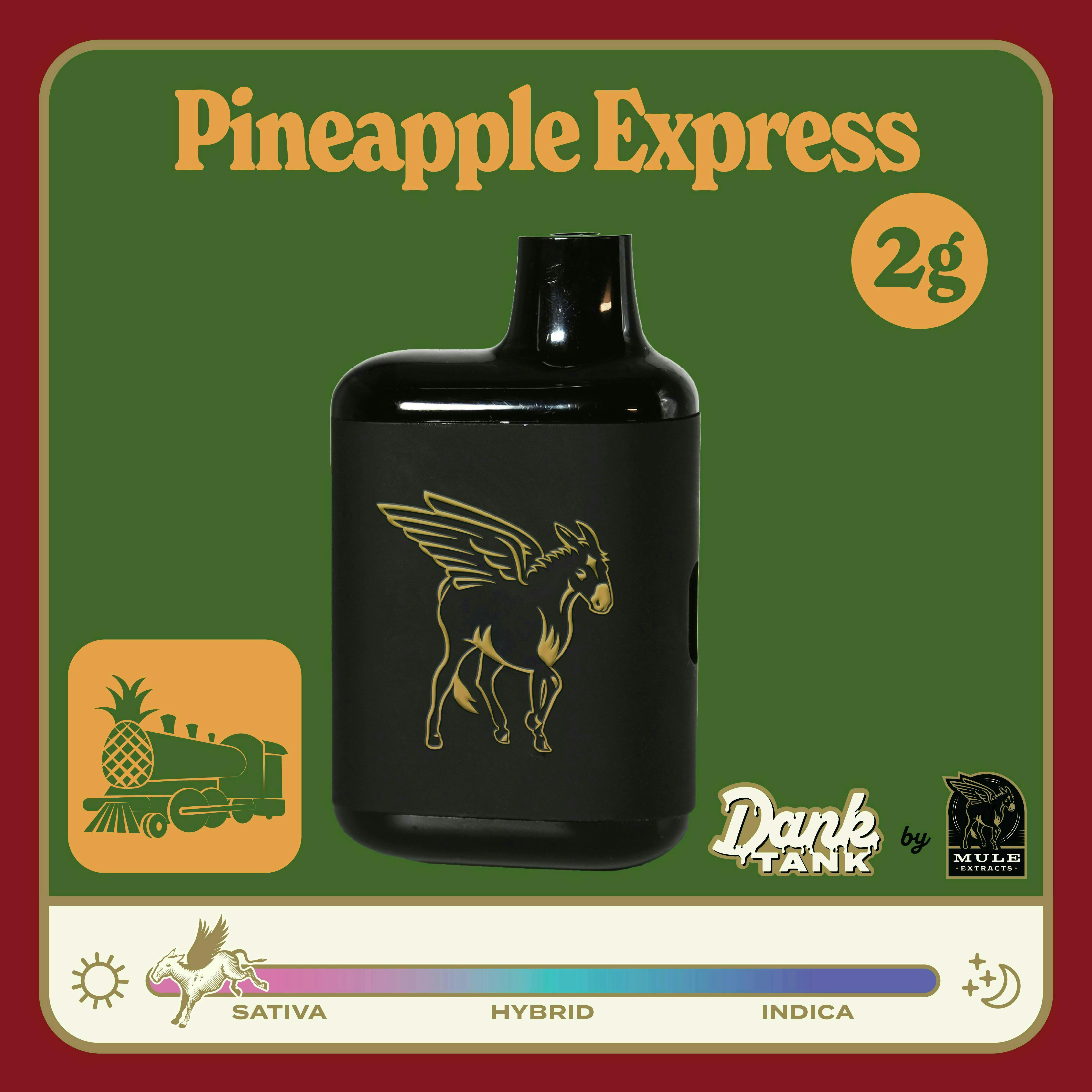Mule Extracts - Mule Extracts | Pineapple Express | Dank Tank LR Disposable | 2g - 1