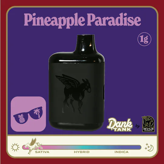 Mule Extracts - Mule Extracts | Pineapple Paradise | Dank Tank LR Disposable | 1g - 1