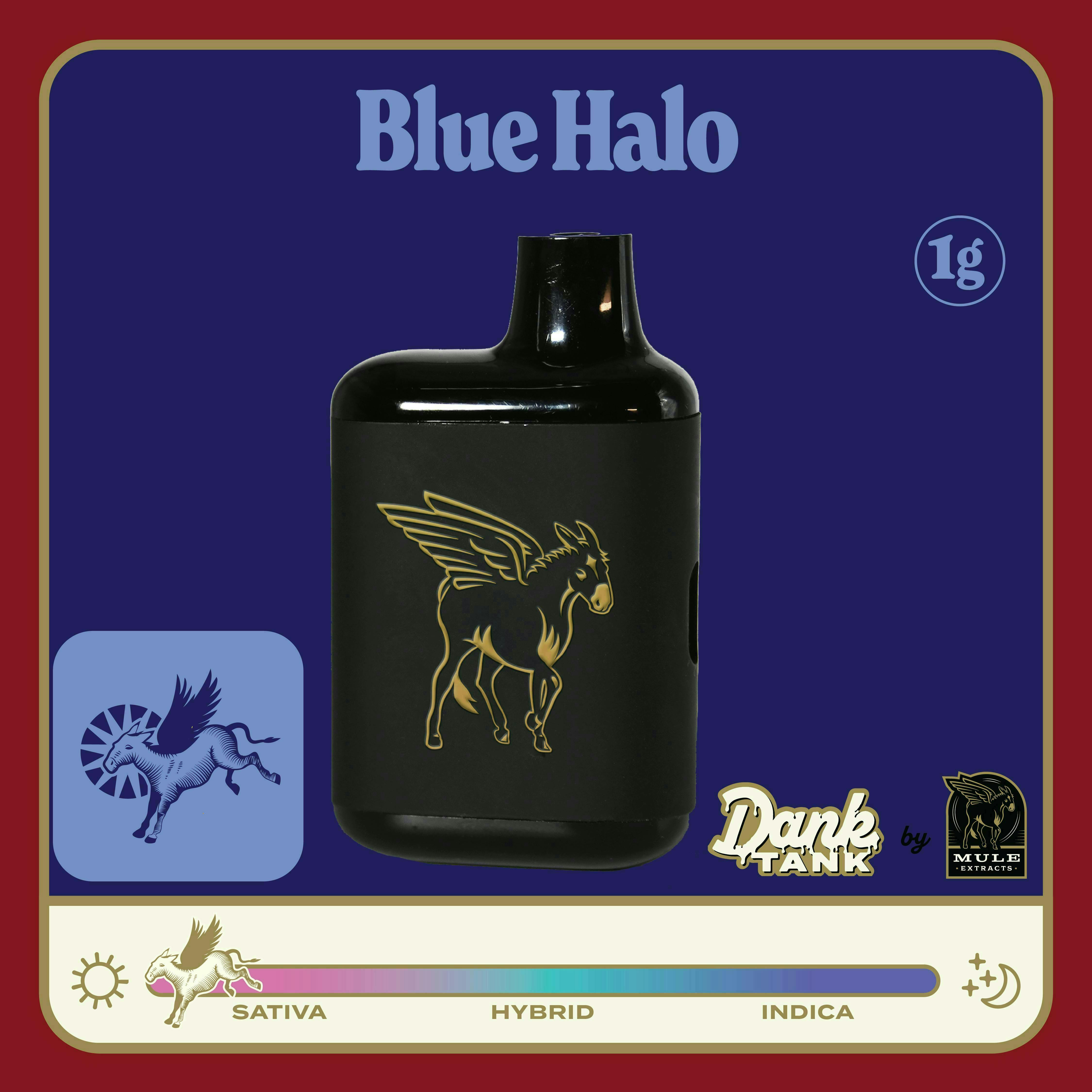 Mule Extracts - Mule Extracts | Blue Halo | Dank Tank LR Disposable | 1g - 1