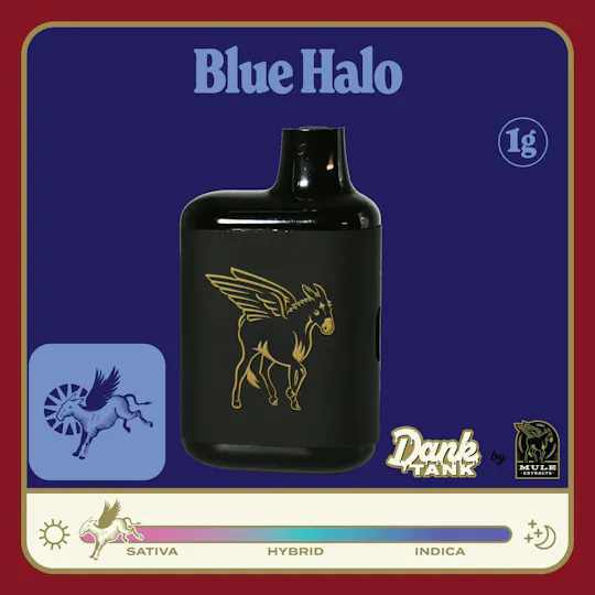 Mule Extracts - Mule Extracts | Blue Halo | Dank Tank LR Disposable | 1g - 1