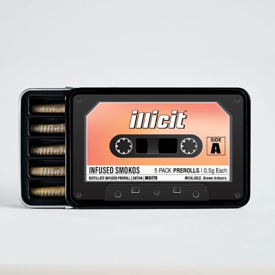 ILLICIT - Mojito Distillate Infused Smokos .5g 5-Pack - 1