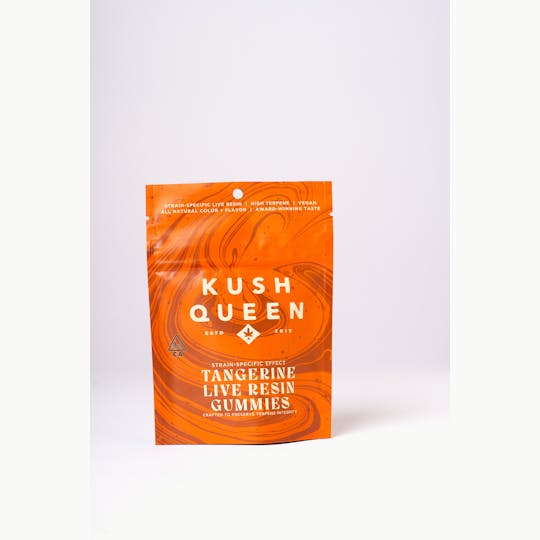 Kush Queen - Tangerine Strain-Specific Live Resin Gummies - 1