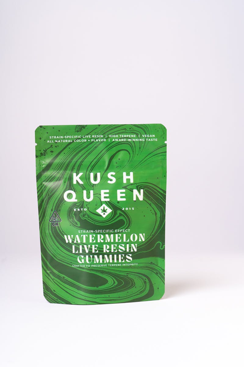 Kush Queen - Watermelon Strain-Specific Live Resin Gummies - 1