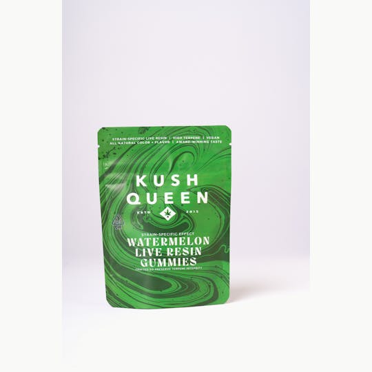 Kush Queen - Watermelon Strain-Specific Live Resin Gummies - 1
