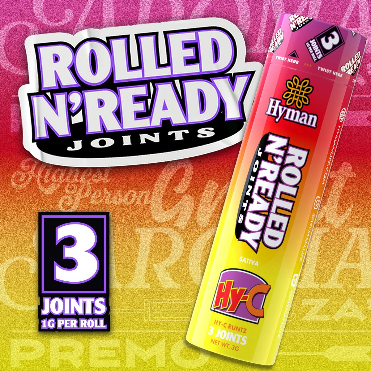 HYMAN - HY-C Runtz | Rolled N'Ready | HYMAN | REC - 1