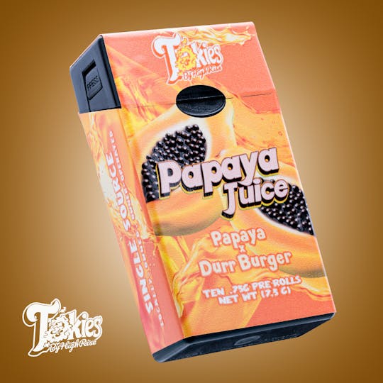 High Rise - Papaya Juice 10pk Pre-Rolls | Tokies - 1