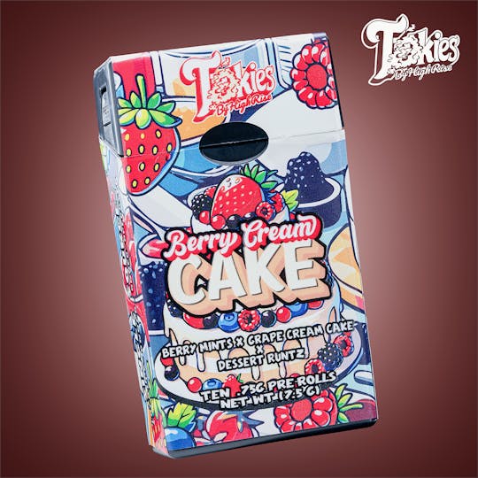 High Rise - Berry Cream Cake 10pk Pre-Rolls | Tokies - 1
