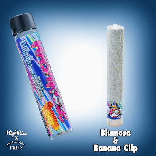 High Rise - Blumosa x Banana Clip 2.5g Hash Hole | High Rise x Monopoly Melts - 1