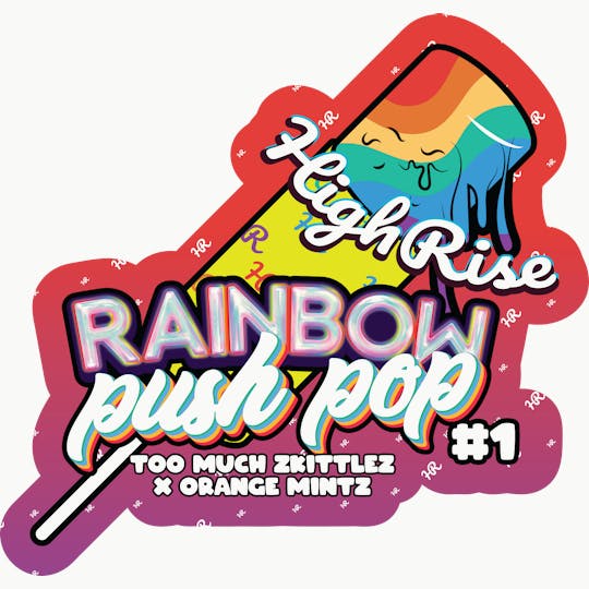 High Rise - Rainbow Push Pop #1 | High Rise Cannabis - 1