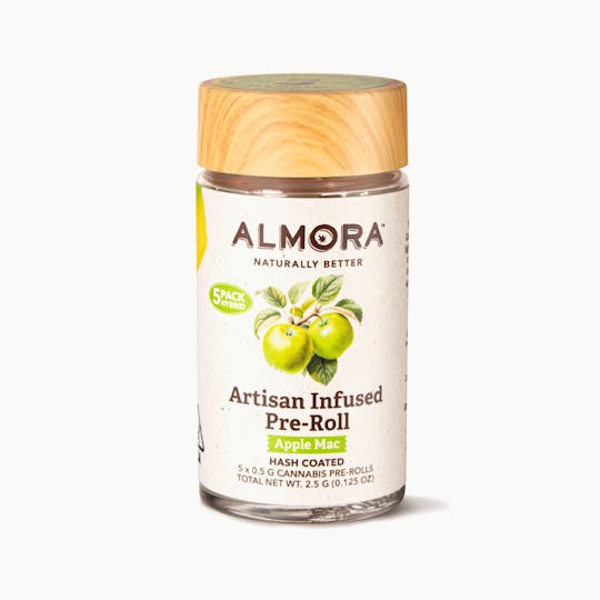 Almora - Apple Mac - Artisan Infused Pre Roll 5 Pack | 0.5g - 1