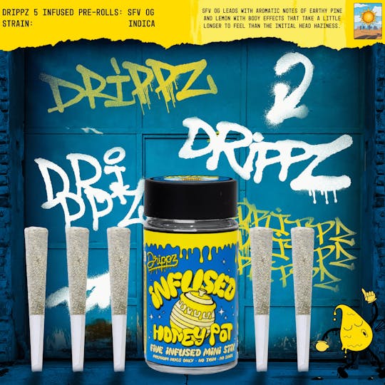 Drippz - SFV OG Indica Drippz Honey Pot 3.25g - 1