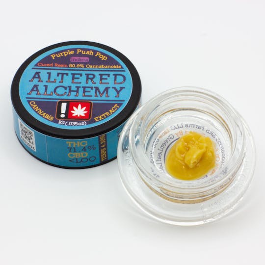 Altered Alchemy - Purple Push Pop - Cured Resin - 1g - 1