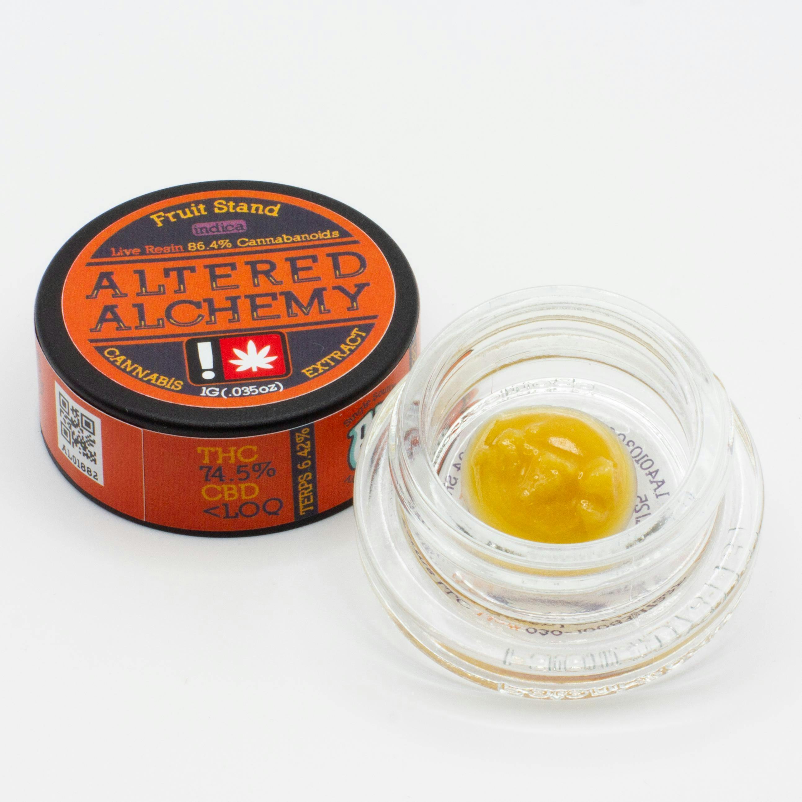 Altered Alchemy - Fruit Stand - Live Resin - 1g - 1