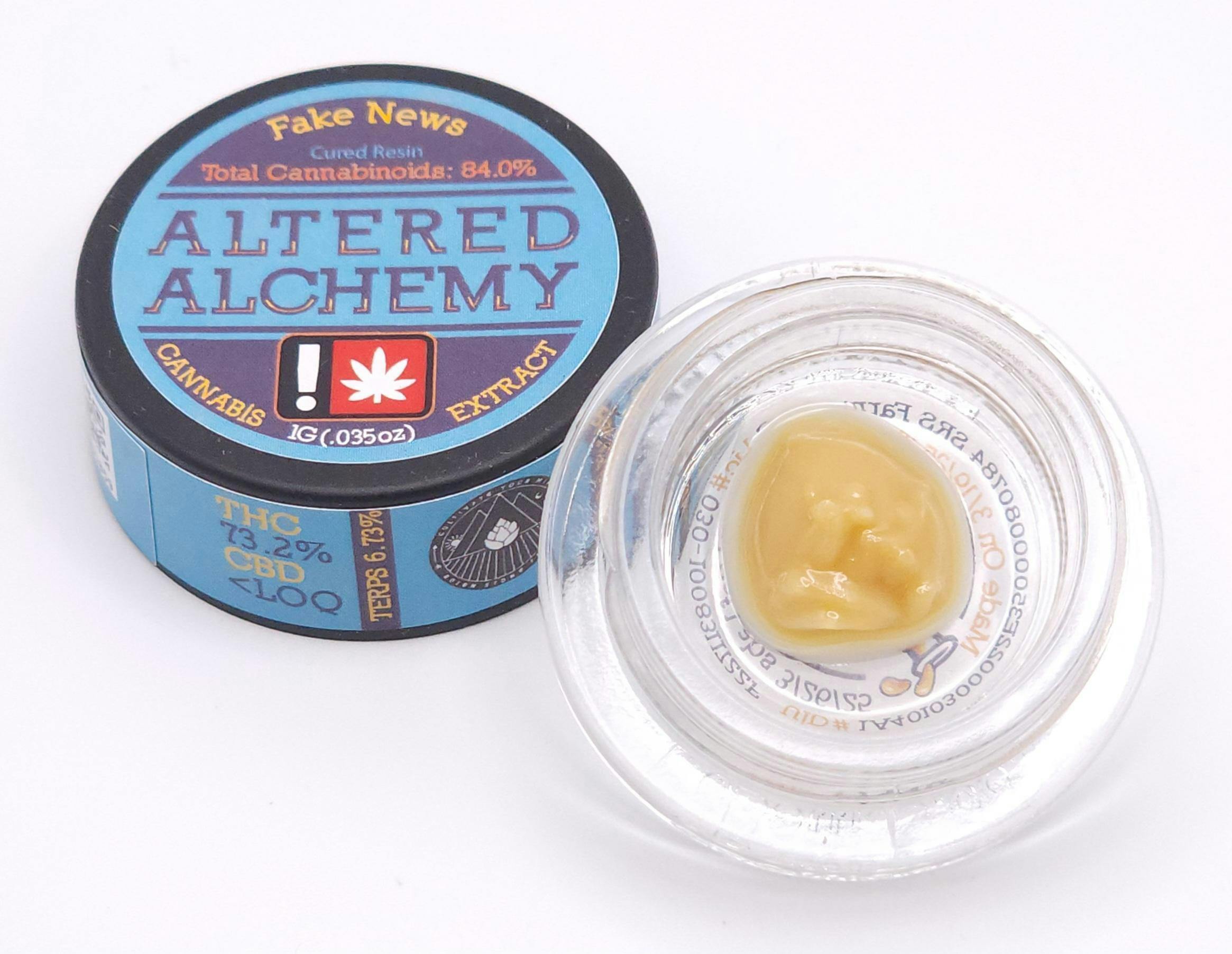 Altered Alchemy - Fake News - Cured Resin - 1g - 1