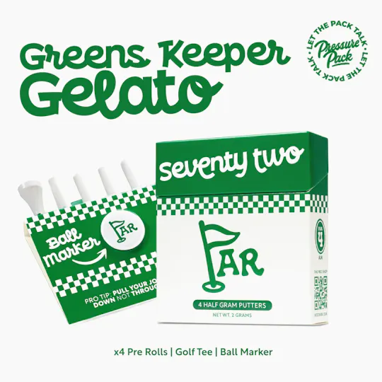 PAR - PAR X Pressure Pack | Greens Keeper Gelato | Putter Minis | 0.5g | 4pk - 1
