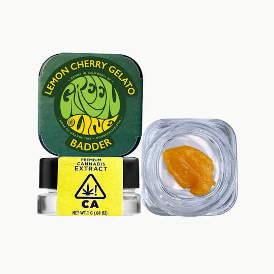 Greenline - Lemon Cherry Gelato - Badder - Extract - Indica Hybrid - 1g - 1