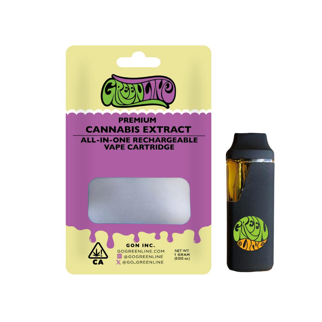 Greenline - Granddaddy Purple - AIO (All-In-One) Vape - Indica Hybrid - 1g - 1