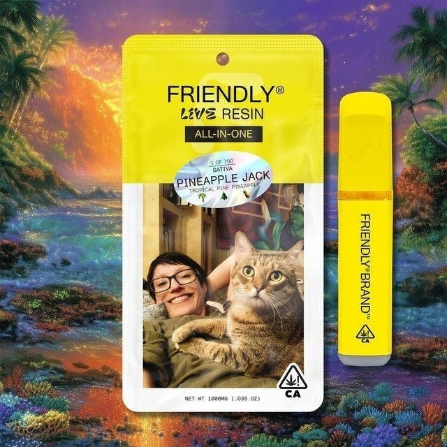 Friendly Brand - Friendly Brand | Pineapple Jack | Live Resin AIO | 1g - 1