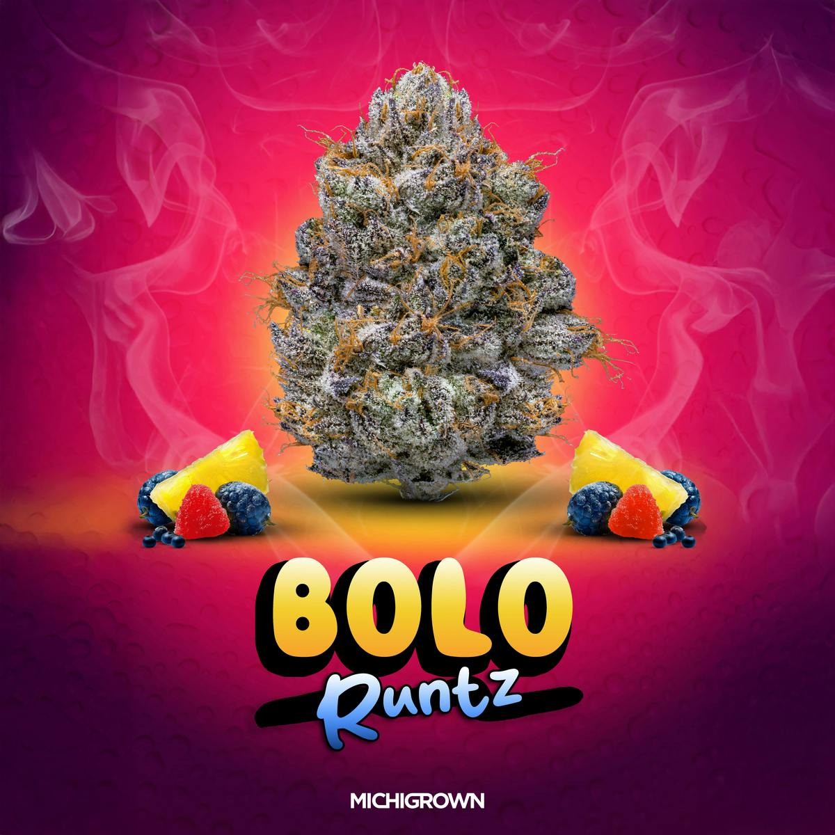 MICHIGROWN - BOLO RUNTZ - 3.5 GRAMS - PREMIUM FLOWER - JARS - 1