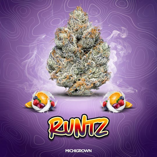 MICHIGROWN - RUNTZ - 3.5 GRAMS - PREMIUM FLOWER - JARS - 1