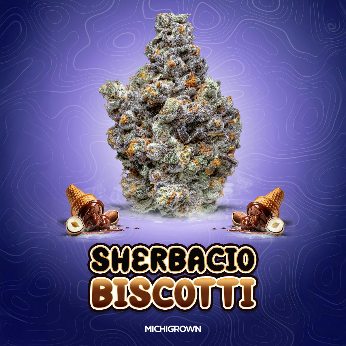 MICHIGROWN - SHERBACIO BISCOTTI - 3.5 GRAMS - PREMIUM FLOWER - JARS - 1