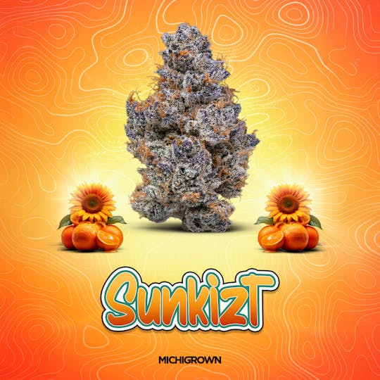 MICHIGROWN - SUNKIZT - 3.5 GRAMS - PREMIUM FLOWER - JARS - 1