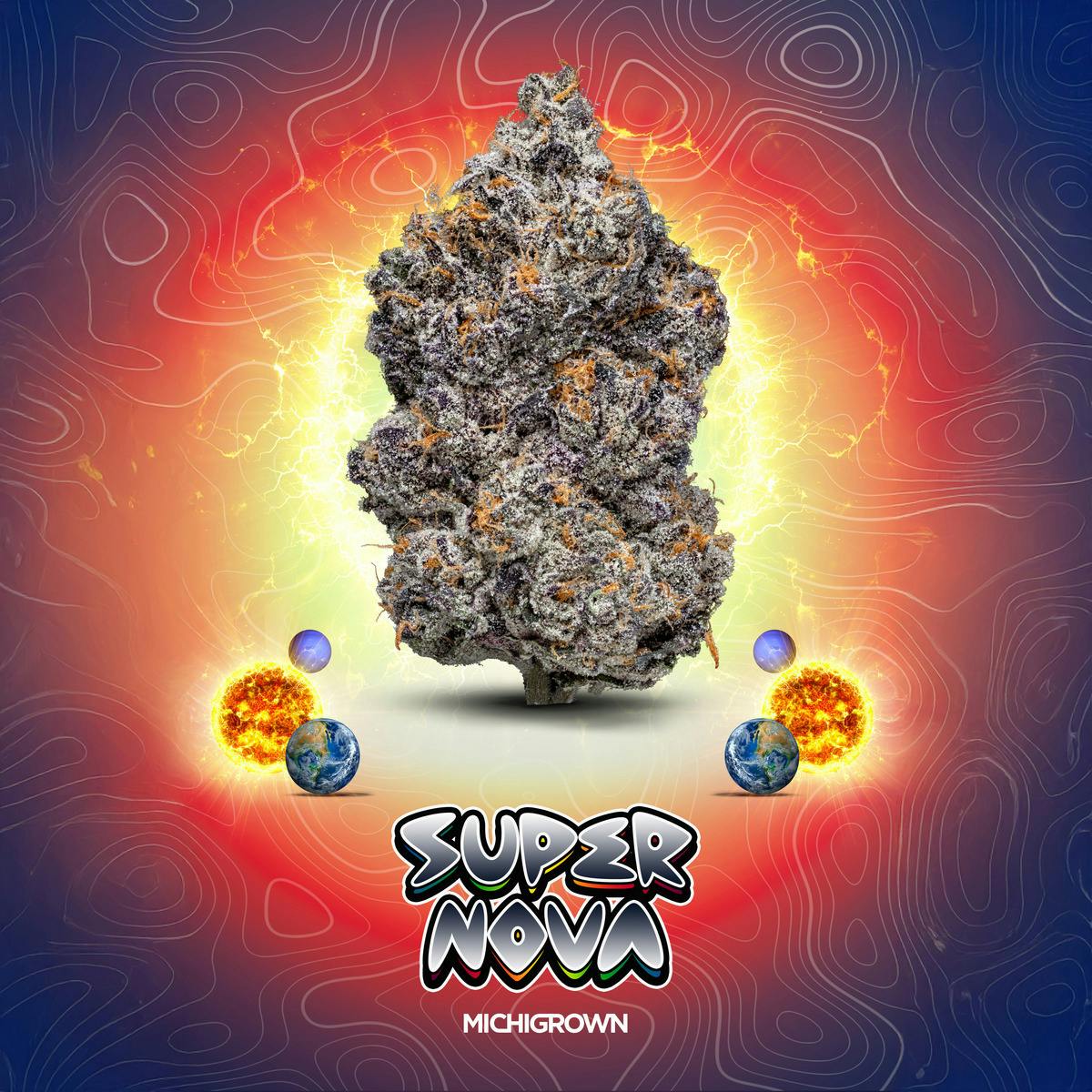 MICHIGROWN - SUPERNOVA - 3.5 GRAMS - PREMIUM FLOWER - JARS - 1