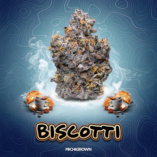 MICHIGROWN - BISCOTTI - 3.5 GRAMS - PREMIUM FLOWER - JARS - 1