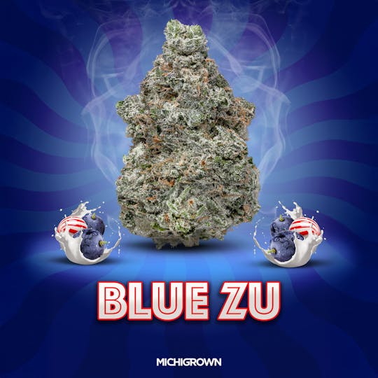 MICHIGROWN - BLUE ZU - 3.5 GRAMS - PREMIUM FLOWER - JARS - 1