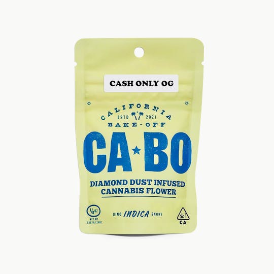 Pure Vape - CABO Diamond Dust Infused 3.5g Flower - Cash Only OG - Indica - 1