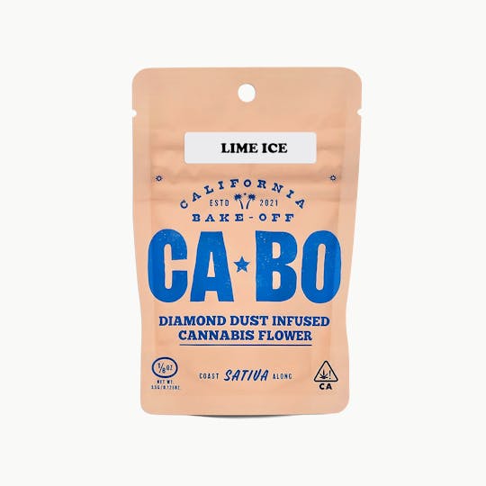 Pure Vape - CABO Diamond Dust Infused 3.5g Flower - Lime Ice - Sativa - 1