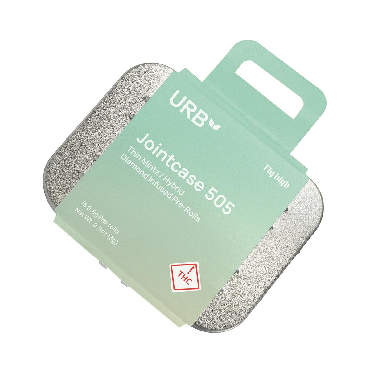 Urb NM - Urb - 3g Jointcase 505 - 5pk -Thin Mintz - 1