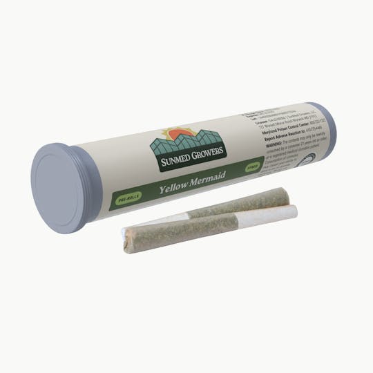 SunMed Growers - Yellow Mermaid Pre Roll 0.5g/2 Pack - 1