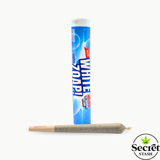 Secret Stash - Secret Stash | Full Bud Pre Roll | White Zoap | 1.2g - 1