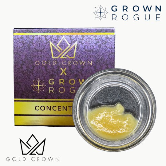 Gold Crown - Gold Crown x Grown Rogue | Budder 1g | Blueberry Runtz - 1