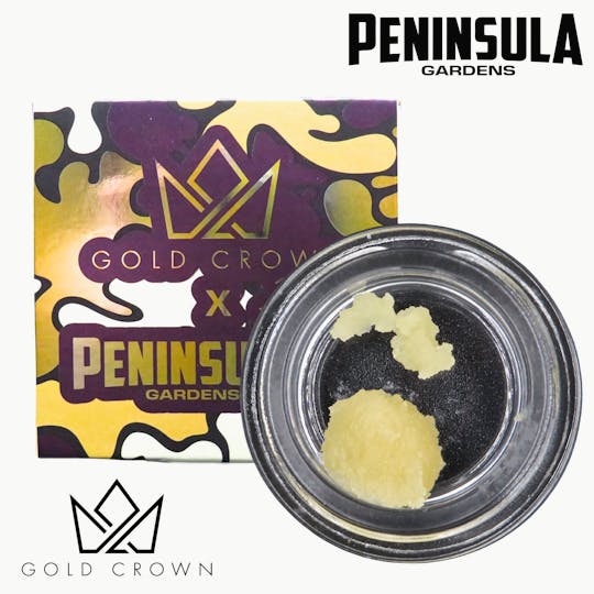 Gold Crown - Gold Crown x Peninsula Gardens | Budder 1g | Strawberry Zkillato - 1