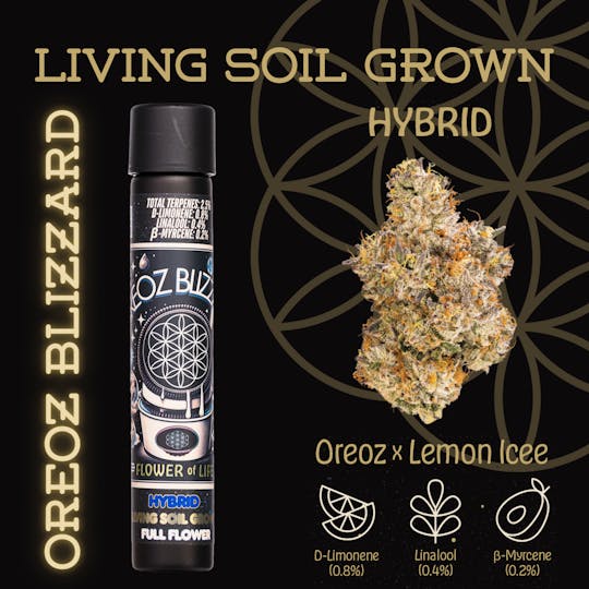 Flower of Life - Oreoz Blizzard | Preroll | 1g - 1