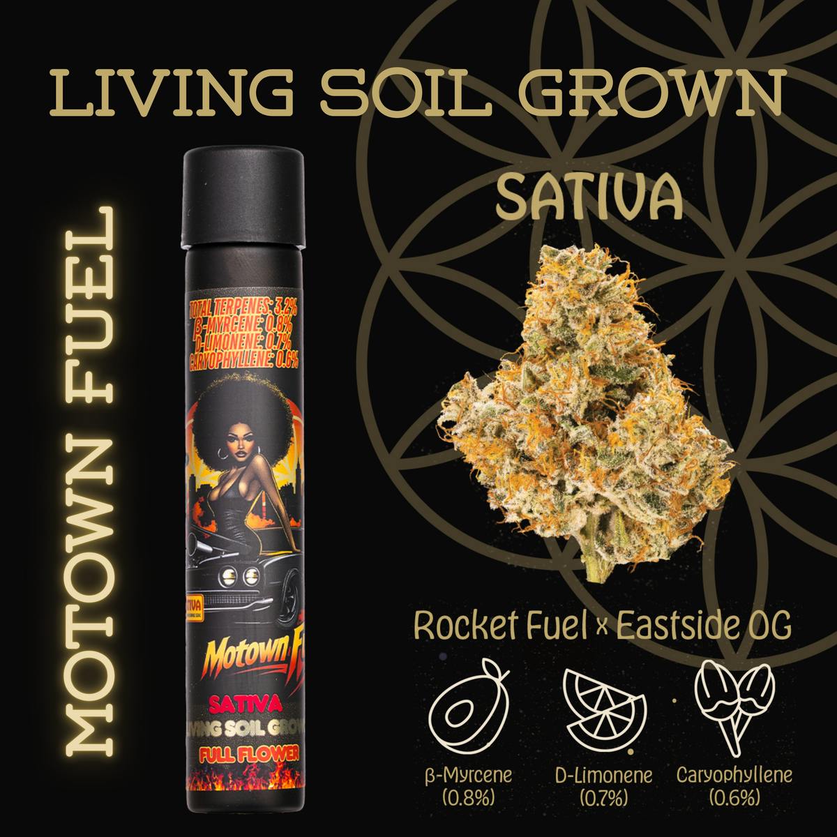 Flower of Life - Motown Fuel | Preroll | 1g - 1