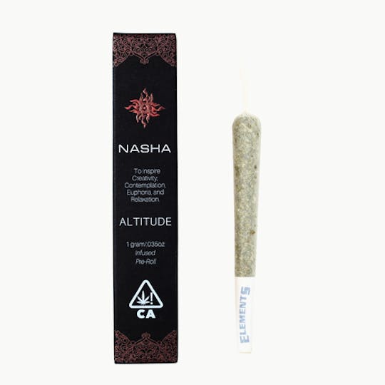 NASHA - Altitude 1 gram PreRoll - Papaya Punch x Honey Banana - 1
