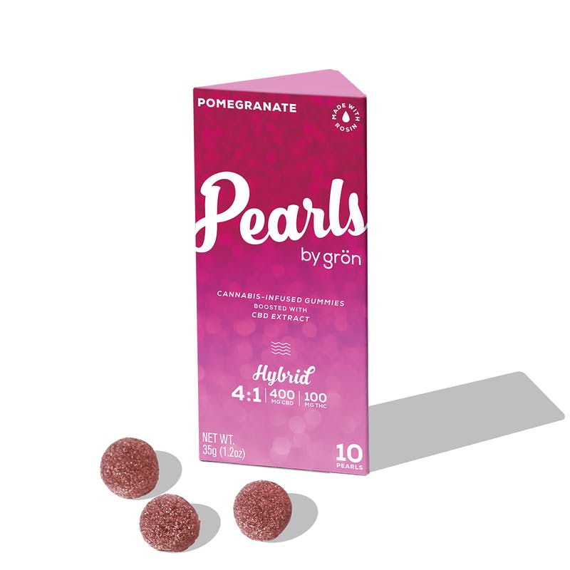 Grön Edibles - Grön 4:1 Pomegranate Pearls – Hybrid - IL - 1