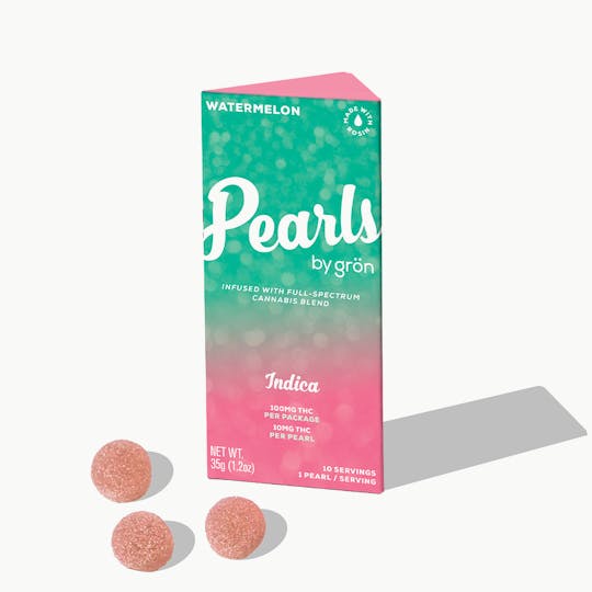 Grön Edibles - Grön THC Watermelon Pearls - Indica - NY - 1