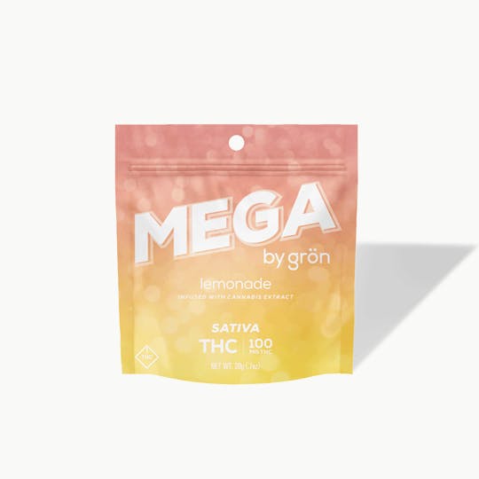 Grön Edibles - Grön THC Lemonade Mega Pearl - 100MG - OH - 1