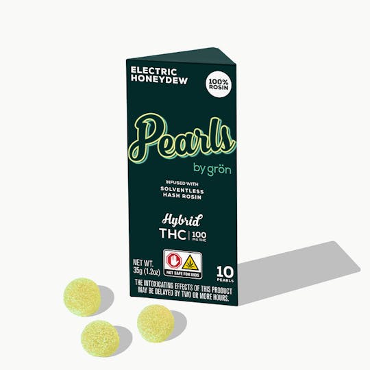 Grön Edibles - Electric Honeydew Rosin Pearls - Hybrid - NJ - 1