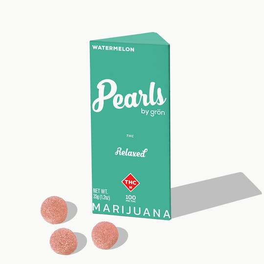 Grön Edibles - THC Watermelon Pearls (Relaxed) - Indica - MO - 1
