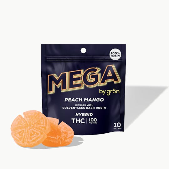 Grön Edibles - Peach Mango Mega - Hybrid - NJ - 1