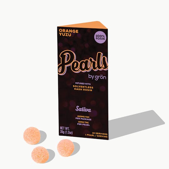 Grön Edibles - Orange Yuzu Pearls - NY - 1