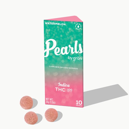 Grön Edibles - Grön THC Watermelon Pearls - Indica - IL - 1